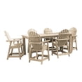 thumbnail image 1 of Hamilton 7pc Rectangular Counter Height Dining Set 84" x 42", 1 of 9