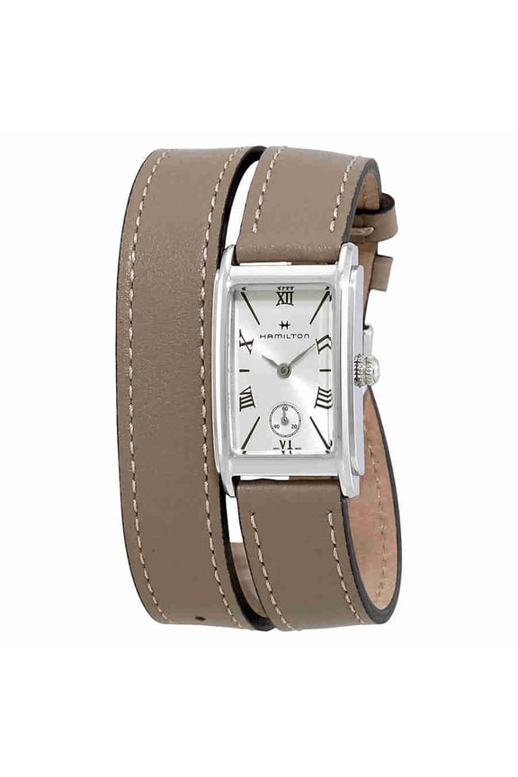 American Classic Ardmore Small Second Silver Dial Leather Strap Women's Watch H11221914