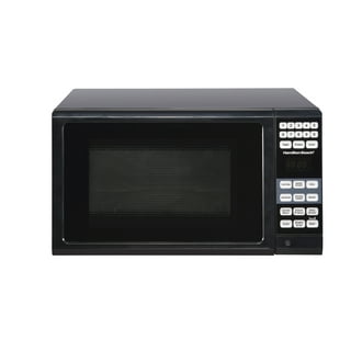 BLACK+DECKER 1.4 cu. ft. in Stainless Steel 1000 Watt Countertop Microwave  Oven with Turntable Push-Button Door and Safety Lock EM036AB14 - The Home  Depot