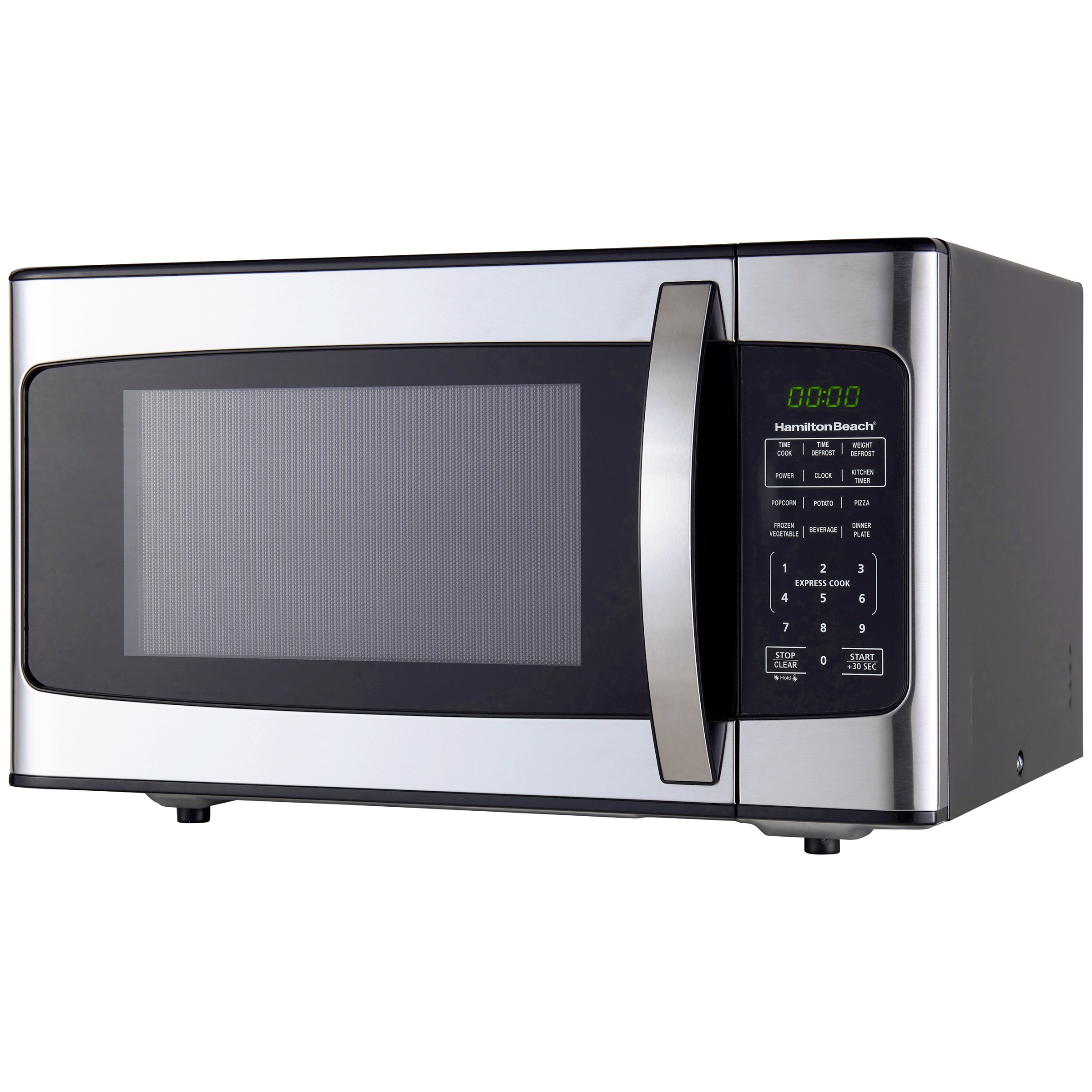 Hamilton Beach 1.1 Cu. Ft. 1000W Stainless Steel Microwave - image 1 of 6