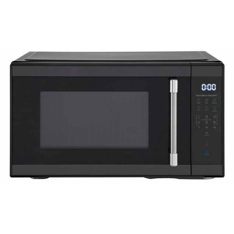 『HAMI VEN BLACK×SILVER』 Hamilton Beach 1.1 Cu ft Countertop Microwave Oven,New