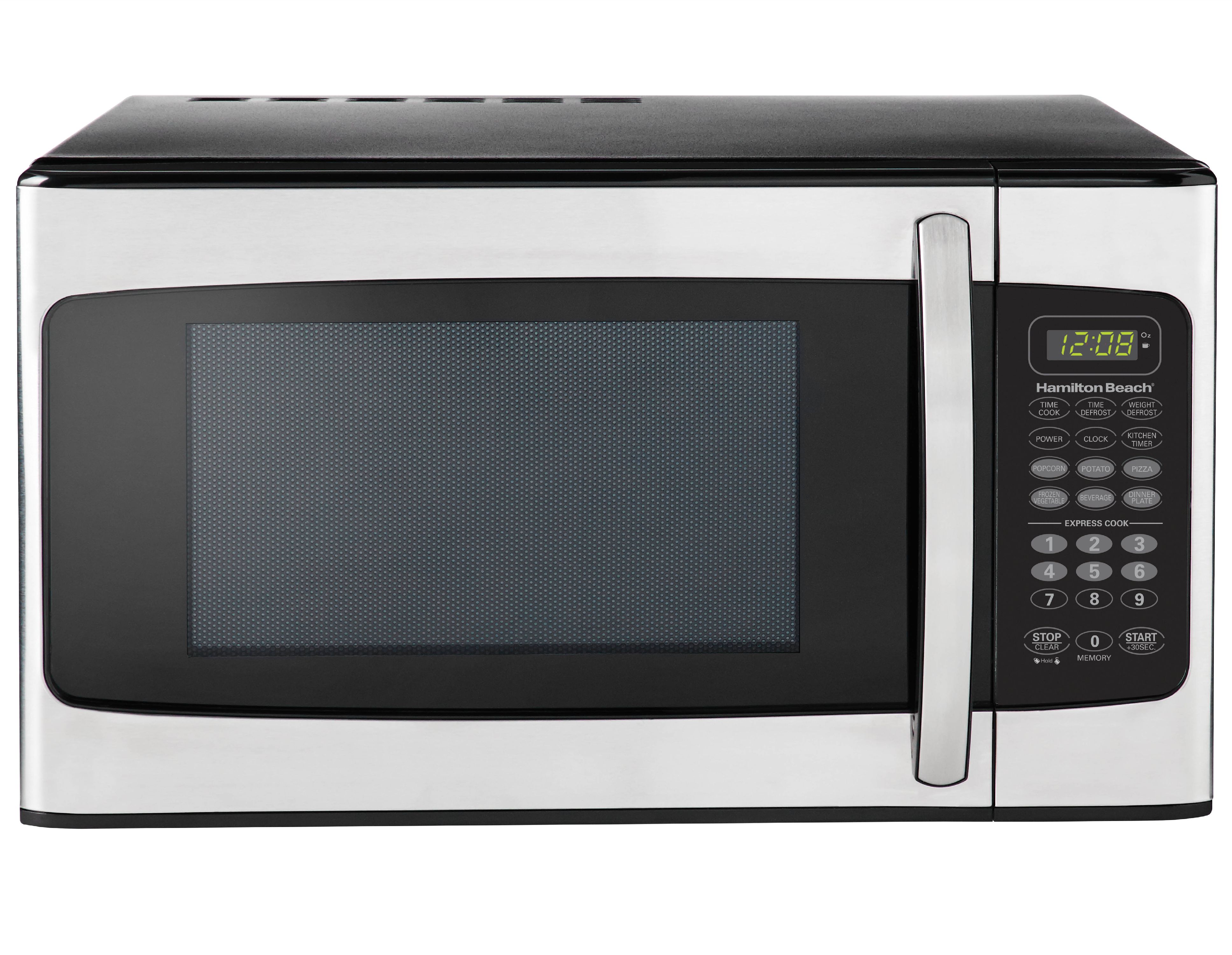 Hamilton Beach 1.1 Cu. ft. Stainless Steel Mid Size, 1000 W, Microwave Oven - image 1 of 5