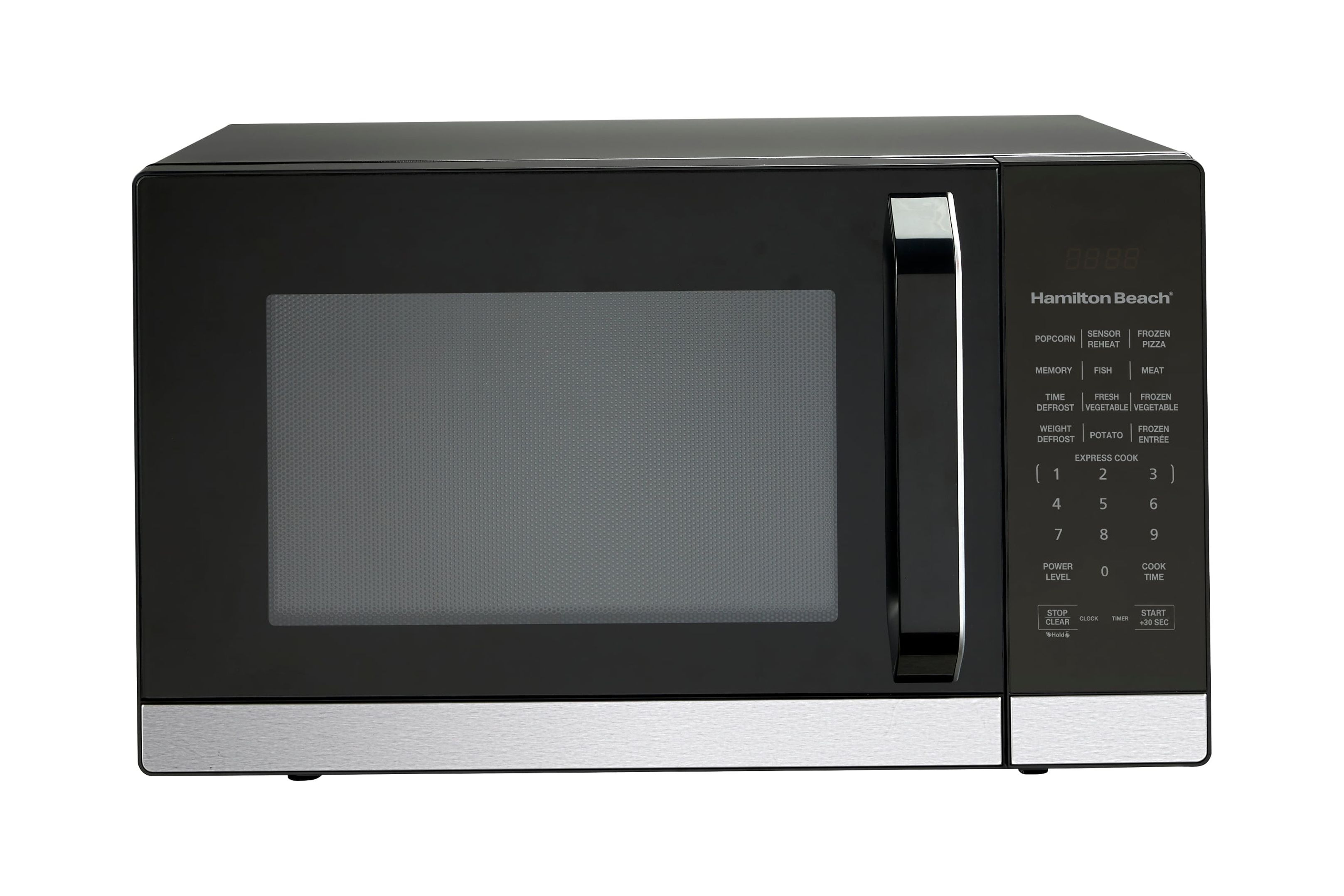 Hamilton Beach 1.4 Cu.ft. Microwave Oven, Stainless Steel, with Sensor - image 1 of 6