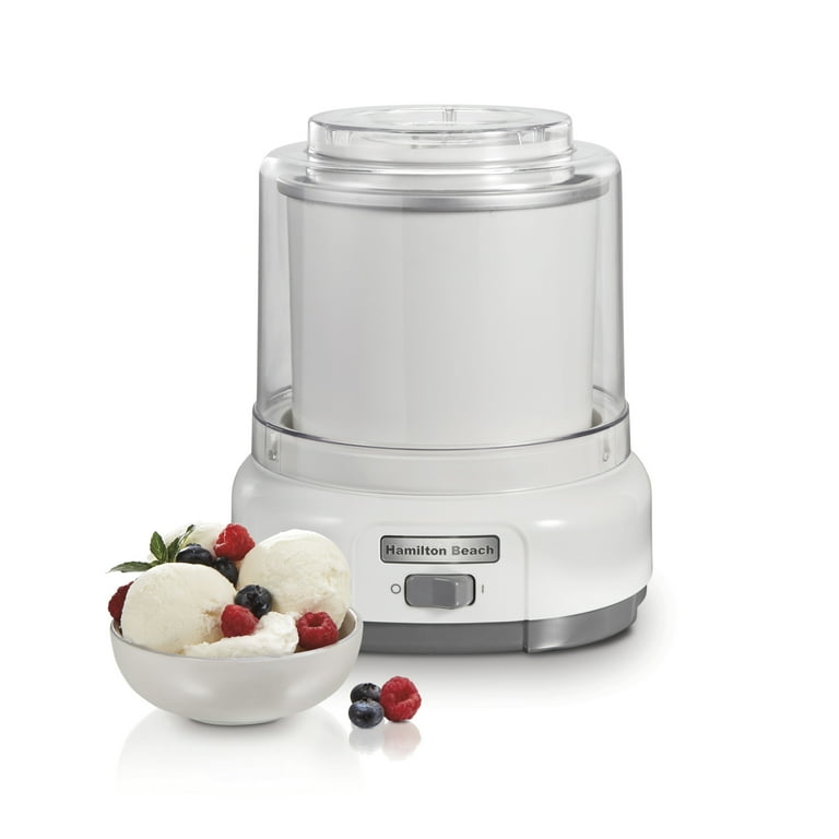 Hamilton Beach Electric Ice Cream Maker, Ice Cream Machine, 1.5