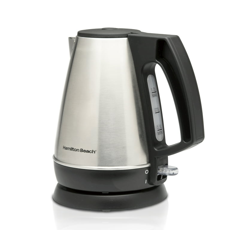 1 Liter Electric Kettle, Tea and Hot Water Heater, Stainless Steel