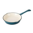 thumbnail image 1 of Hamilton Beach 10 Inch Enameled Solid Cast Iron Frying Pan Skillet, Navy, 1 of 3