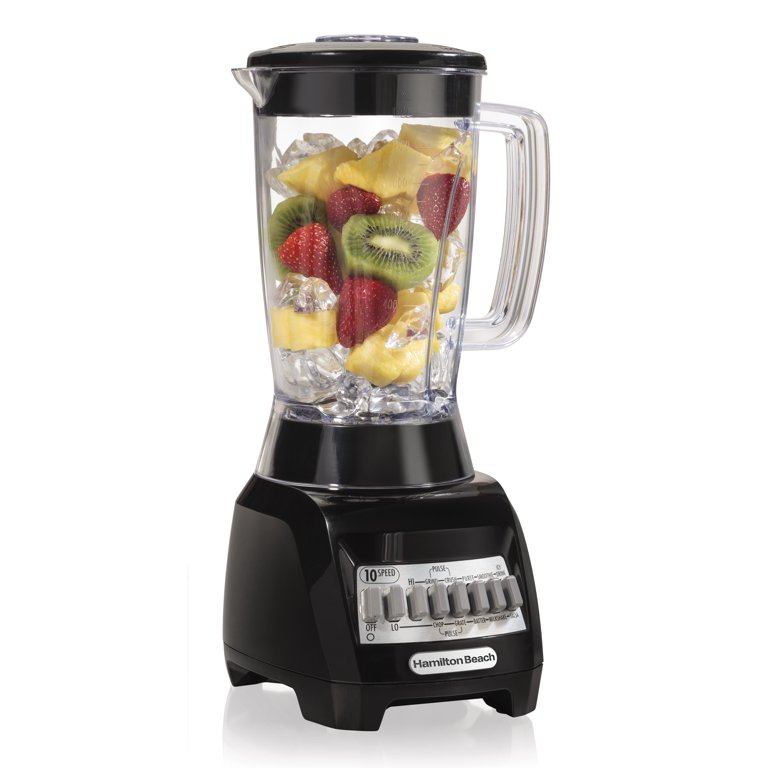 Hamilton Beach Smoothie 10-Speed Blender, Black