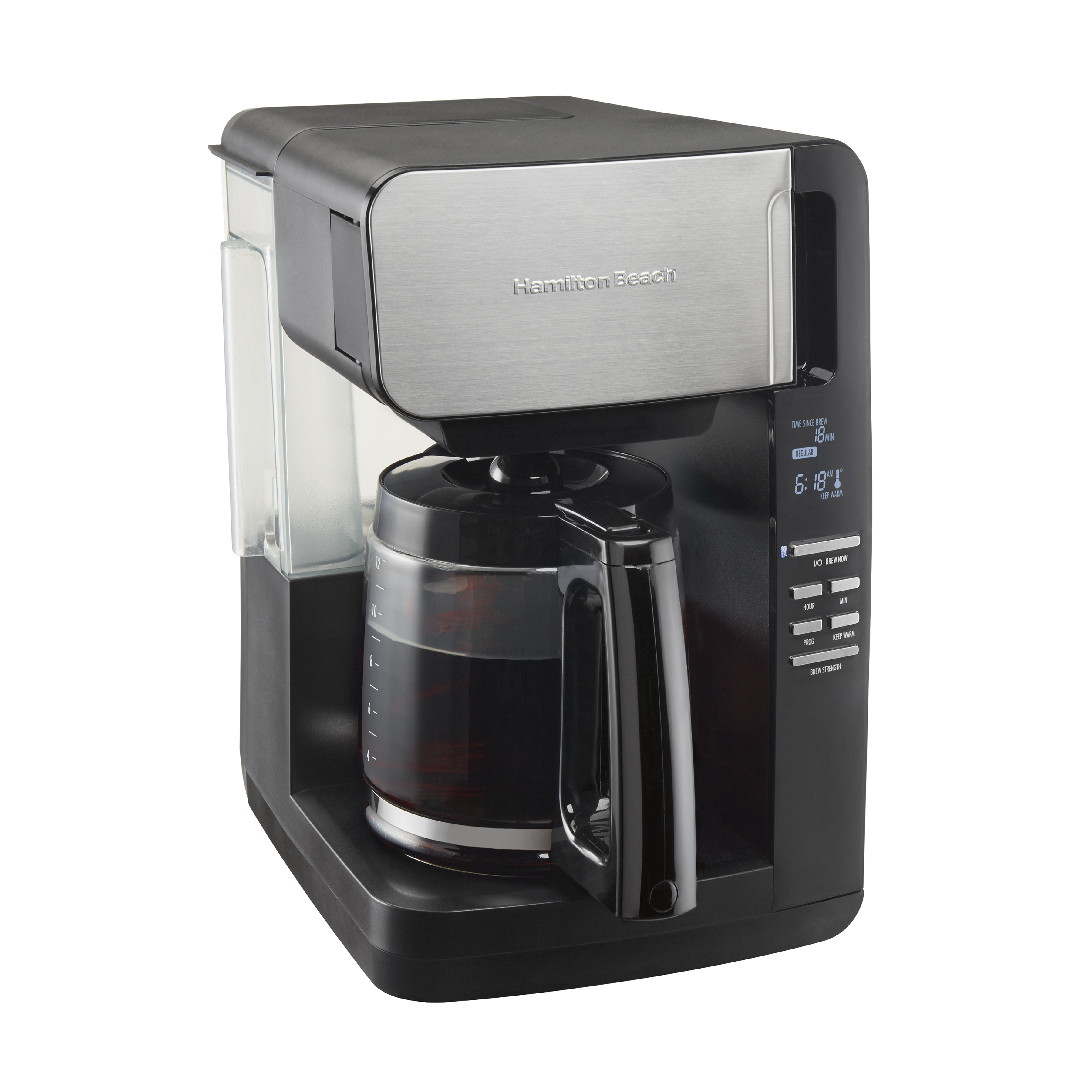 Hamilton Beach 12 Cup Coffee Maker, Front Fill, Removable Reservoir, 46203 - image 1 of 8