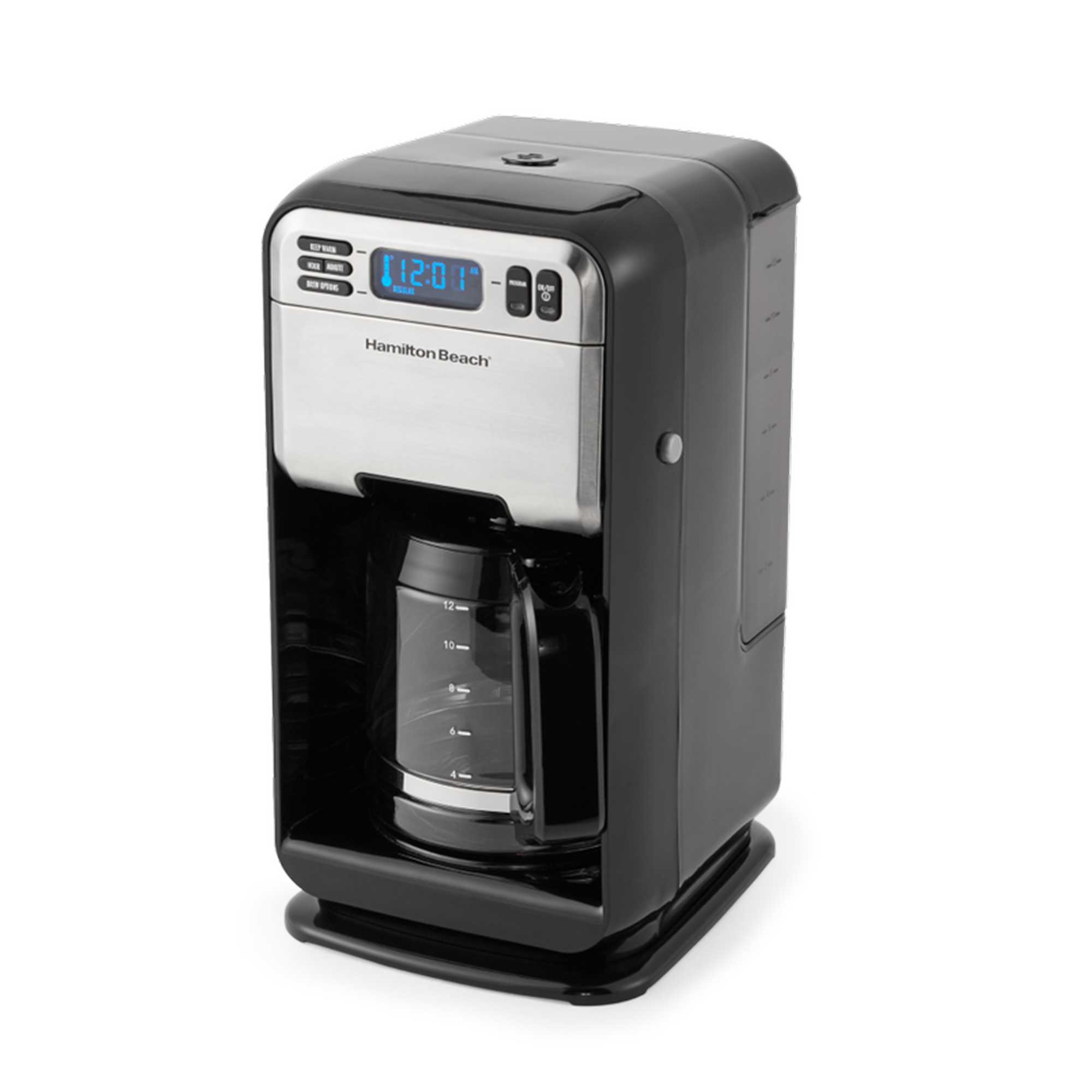 Hamilton Beach 12 Cup Digital Automatic LCD Programmable Coffee Maker Brewer - image 1 of 6