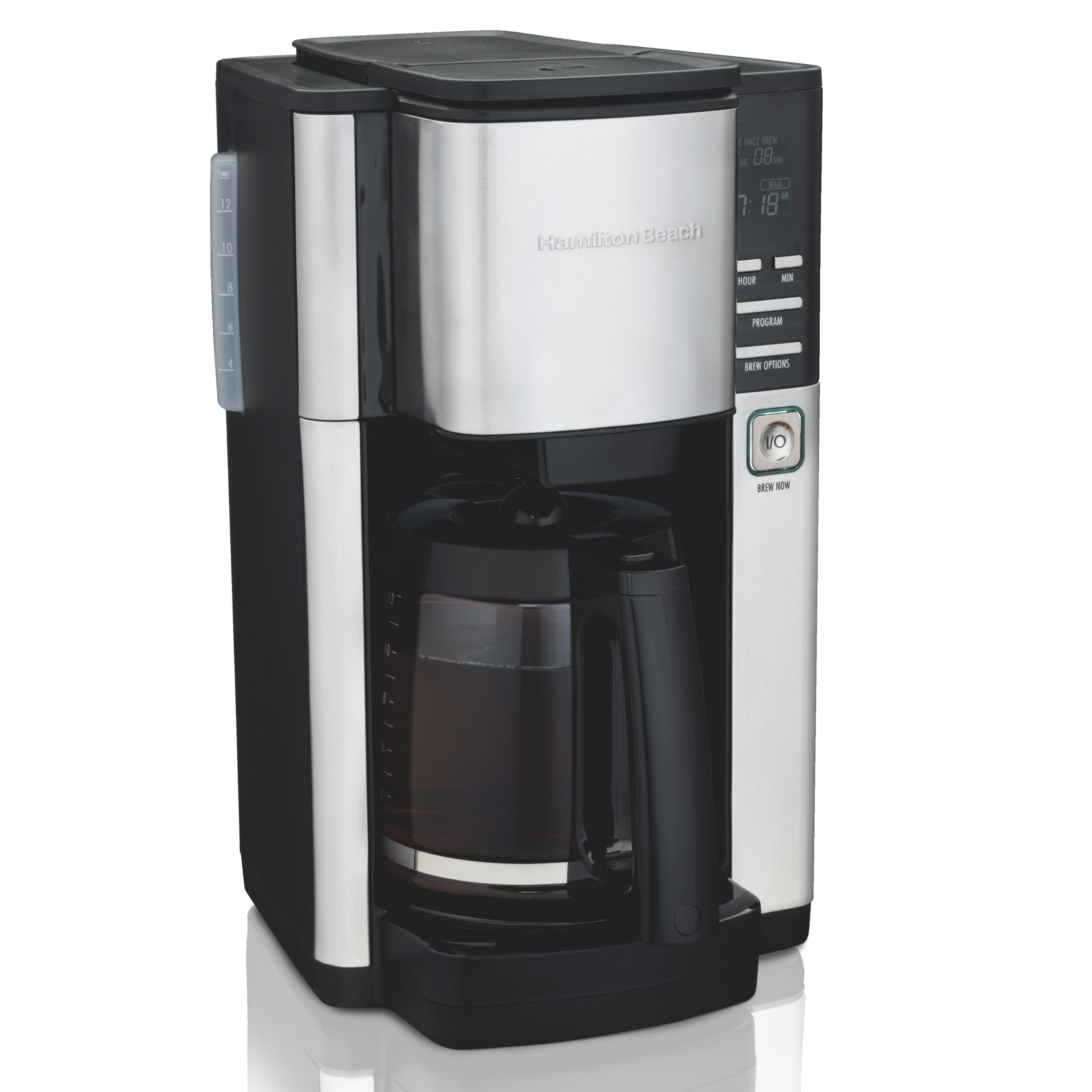Hamilton Beach 12 Cup Programmable Display Front Access Coffee Maker w/Filters (46380) - image 1 of 6