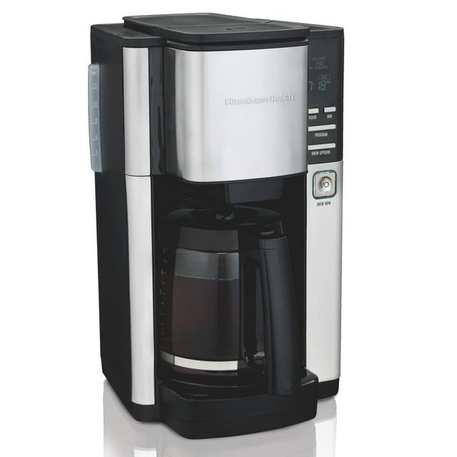 Hamilton Beach 12 Cup Programmable Display Front Access Coffee Maker w/Filters (46380)