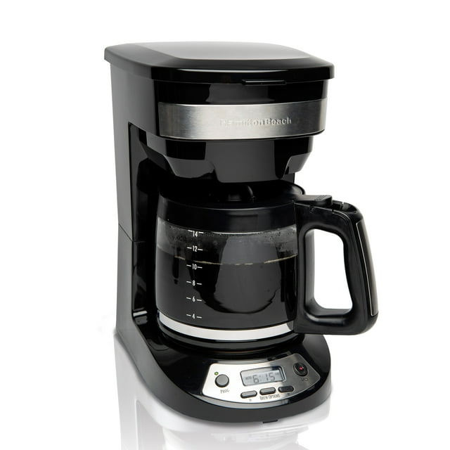 Hamilton Beach Coffee Maker with Front Fill, 14 Cup Programmable