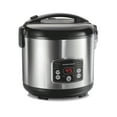thumbnail image 1 of Hamilton Beach 14 Cup Rice Cooker & Hot Cereal Cooker, Stainless Steel, 1 of 8