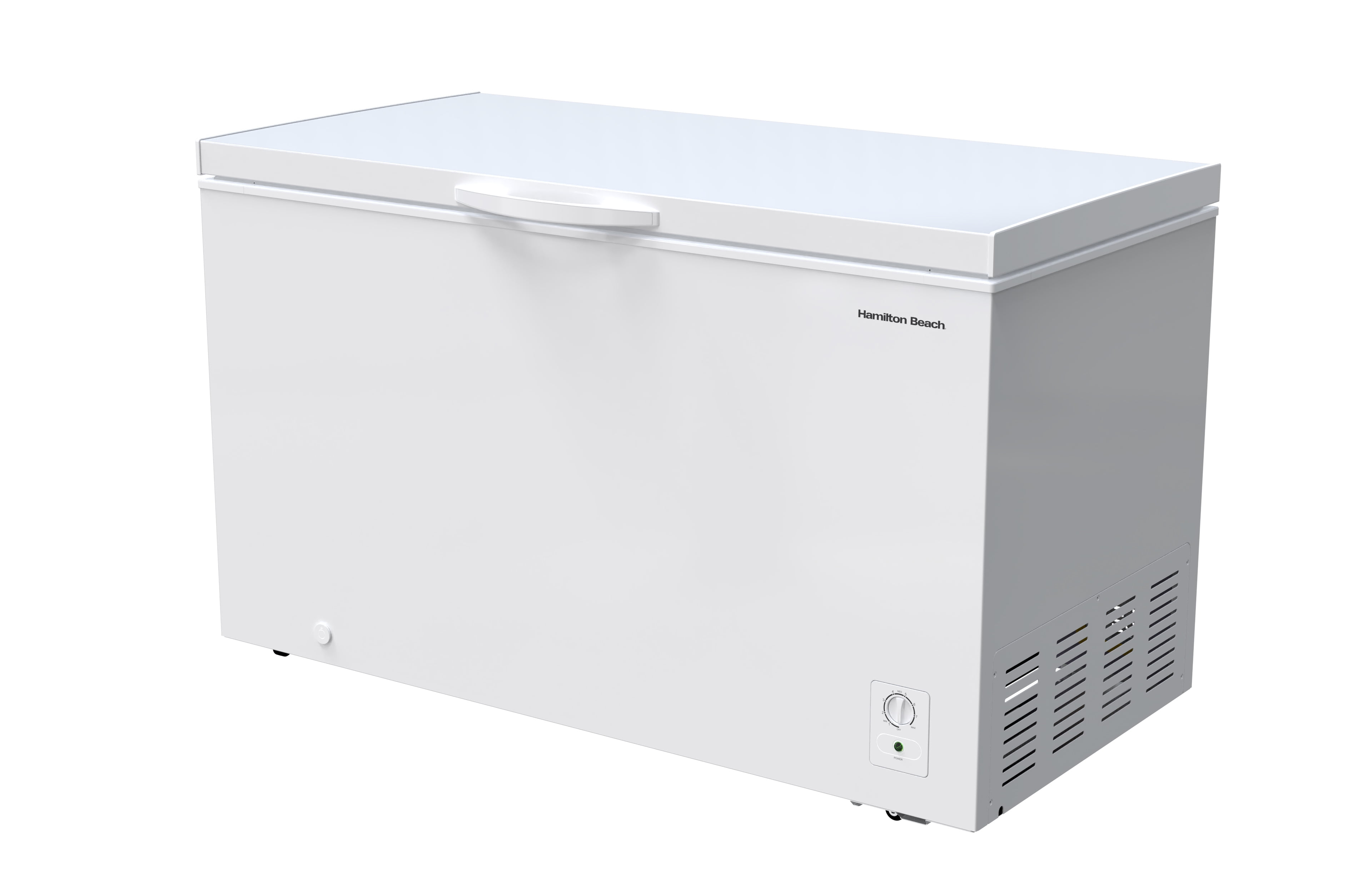 Hamilton Beach 14 cu ft Chest Freezer, White, Top-Opening Deep Freezer for Garage, Basement, and Bulk Storage