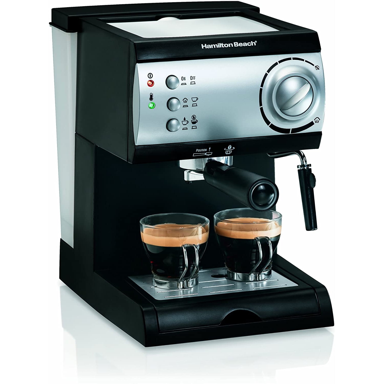 Hamilton Beach 40729 Cappuccino Plus Espresso Maker - Walmart