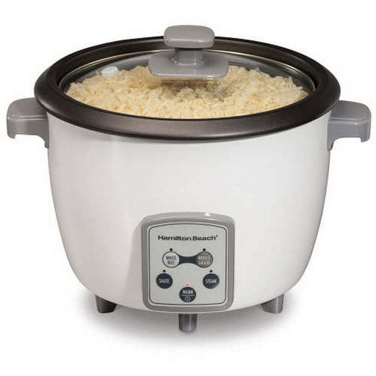 Hamilton Beach Rice Cookers WHITE - White 16-Cup Digital Rice Cooker -  Yahoo Shopping