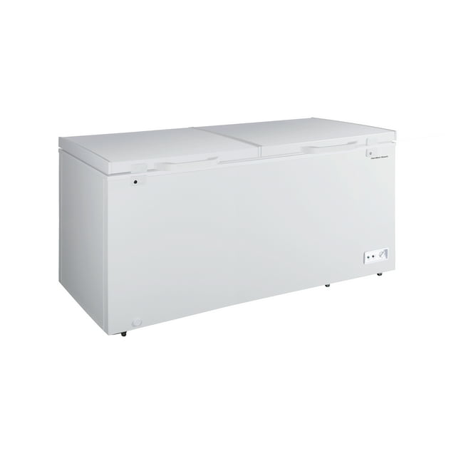 Hamilton Beach 17 Cu. ft. Chest Freezer, Double Door, HBFRF1749, White