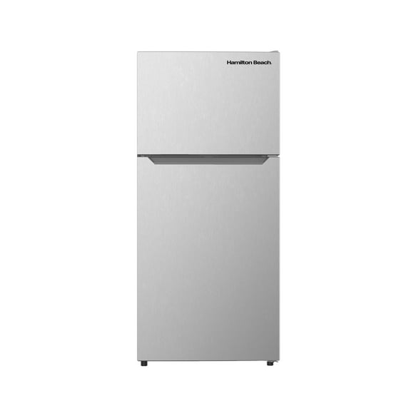 Hamilton Beach, 18 Cu. Ft. Top Mount Refrigerator, Frost Free, Platinum