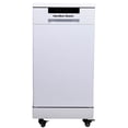 thumbnail image 1 of Hamilton Beach 18-Inch Portable Dishwasher with 8 Place Settings and 6 Wash Cycles, Stainless Steel Interior, 1 of 17
