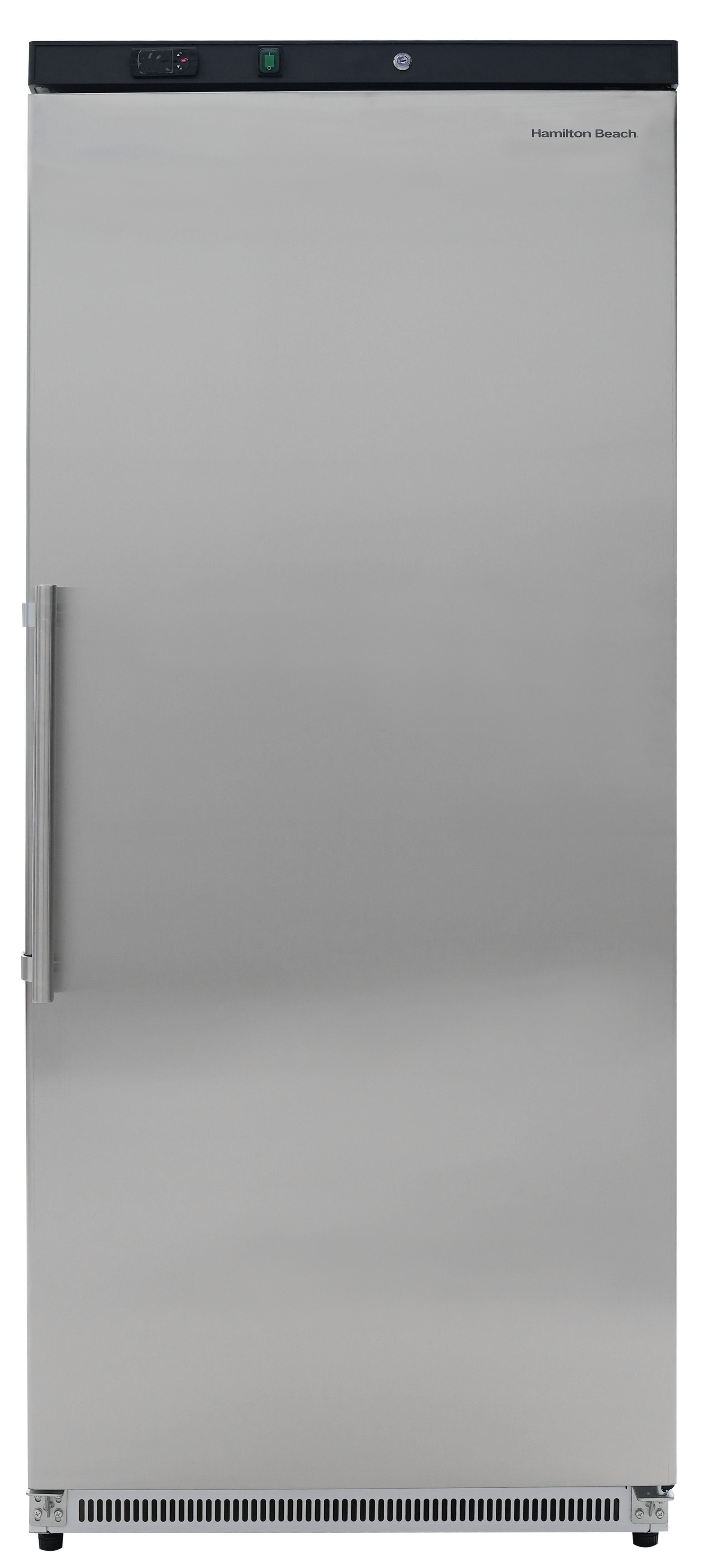 Hamilton Beach 19.2 Cu. ft. Commercial Refrigerator,  543 Liters All Fridge with Lockable Door, Stainless Steel