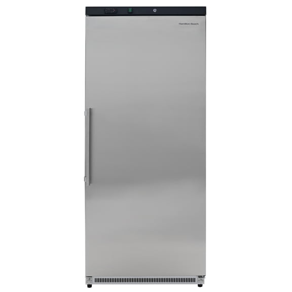 Hamilton Beach 19 Cu. ft. Upright Freezer, 538 Liters All Freezer with Lock, Stainless Steel