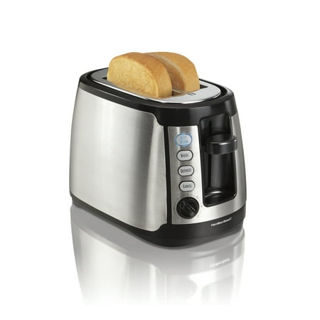 Hamilton Beach 2 Slice Keep Warm Toaster, Stainless Steel, 22811