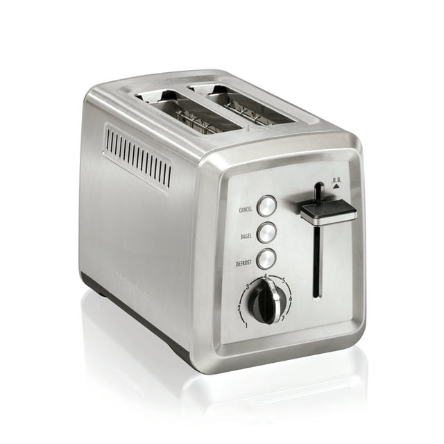 Hamilton Beach 2 Slice Toaster, ExtraWide Slots, Bagel Setting, Toast