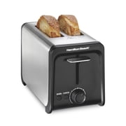 Hamilton Beach 2 Slice Toaster with Wide Slots, Bagel Function, Toast Boost, Stainless Steel