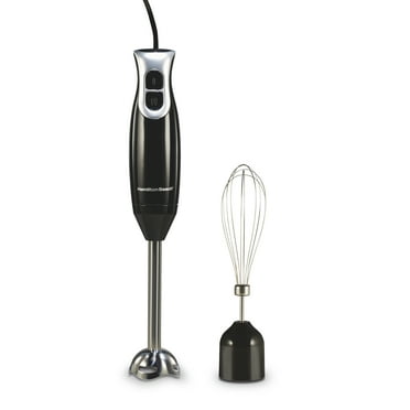 Hamilton Beach 2 Speed Stainless Steel Immersion Blender with Blending Wand and Whisk, 59742F