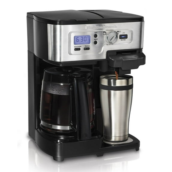 Hamilton Beach 2-Way FlexBrew 1-12 Cup K-Cup Ready Coffee Maker Brewer 49983