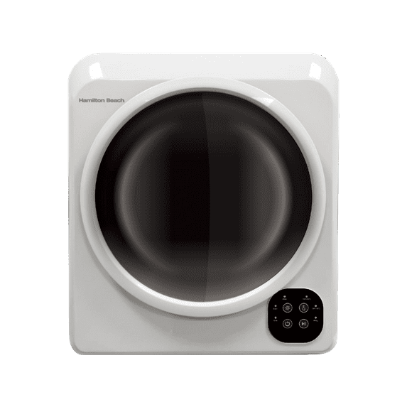 Hamilton Beach 3.75 Cu ft.(13lbs.) Ventless Electric Apartment Size Dryer, White
