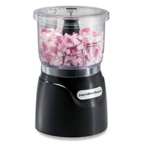 Hamilton Beach 3 Cup Stack & Press Electric Food Chopper and Mini Food Processor, Black