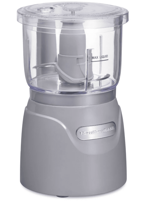 Hamilton Beach 3-Cup Stack and Press Food Chopper - Gray