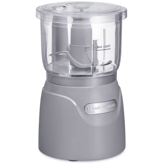 Hamilton Beach 3-Cup Stack and Press Food Chopper - Gray