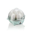 thumbnail image 1 of Hamilton Beach 3-in-1 Egg Cooker for Hard Boiled Eggs, Poached and Omelets, 7 Egg Capacity, Mint, 1 of 8