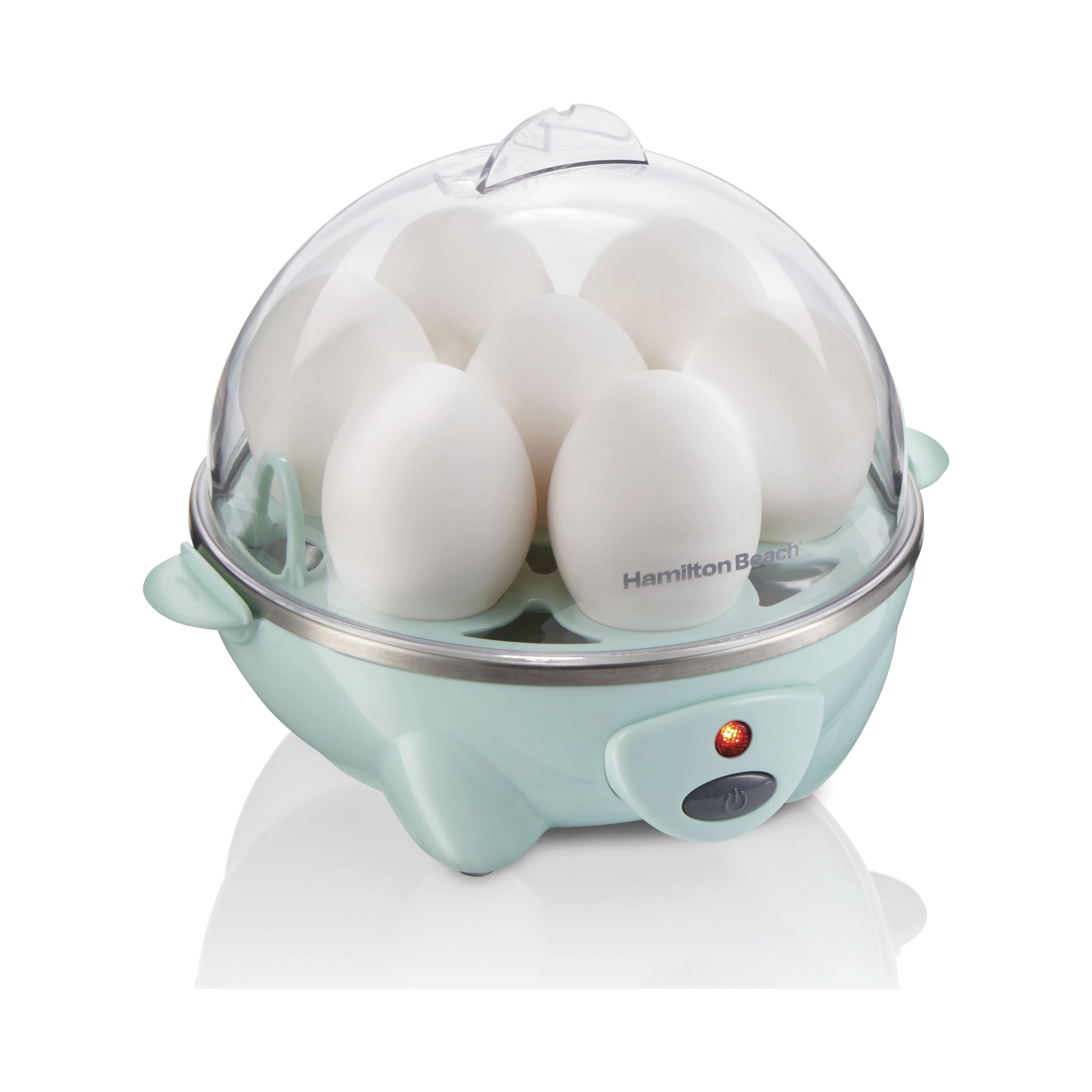 Hamilton Beach 3 in 1 Electric Egg Cooker 7 Egg Capacity Mint Color Walmart