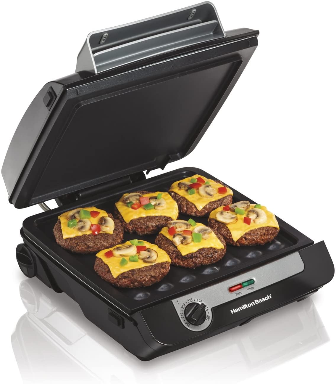Electric grill for meat and vegetables, MetalGrill 3in1