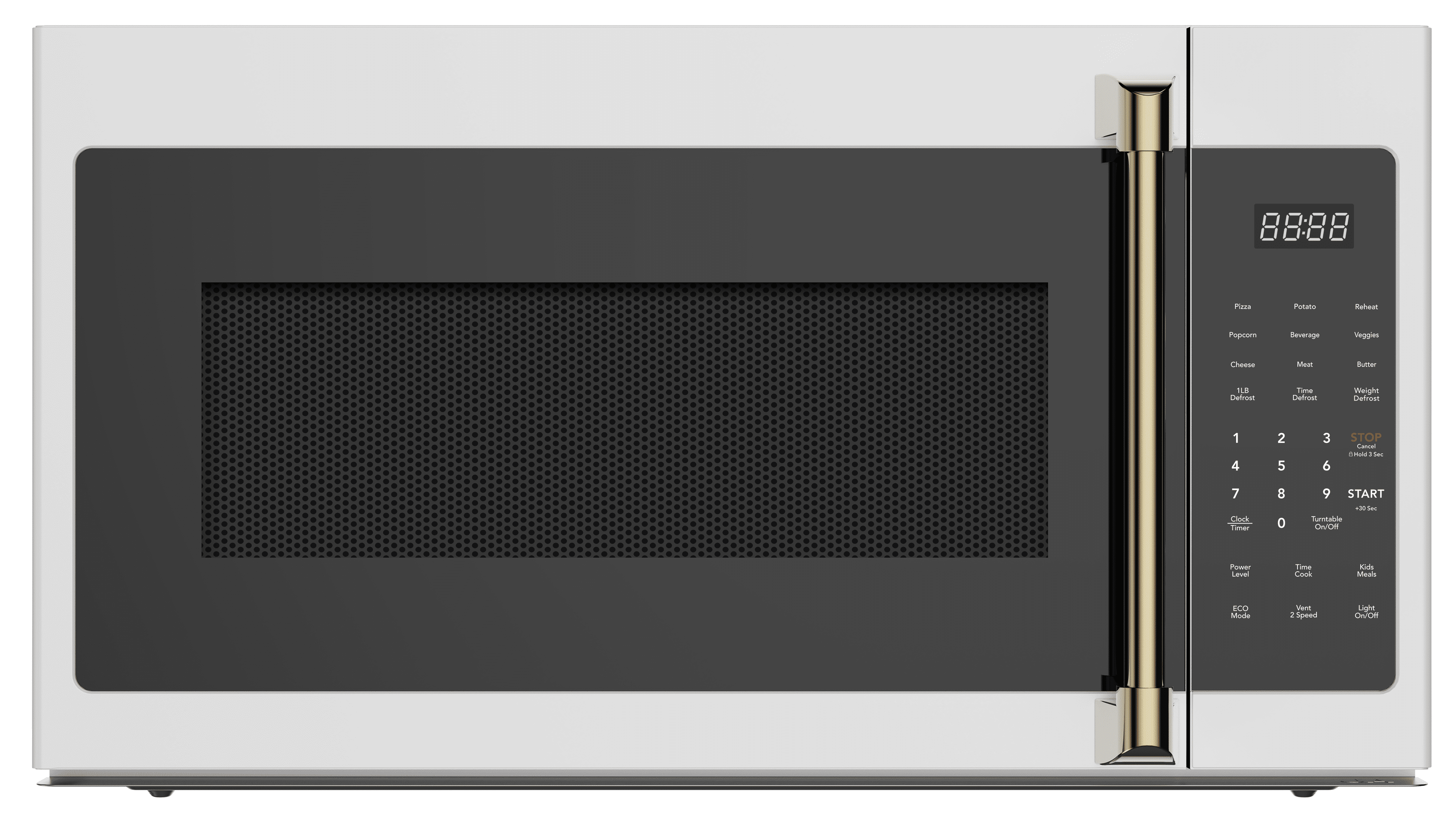 Hamilton Beach 30” 1.7 Cu. ft. 300 CFM Over the Range Microwave, 1000 Watt Microwave with 10 Power Levels