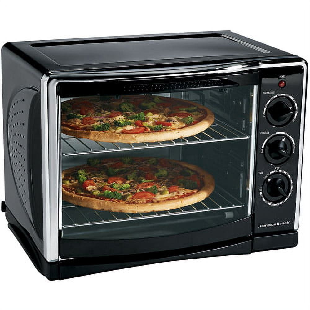 Hamilton Beach 31197R Kitchen Countertop Oven-Broiler w/Convection &  Rotisserie