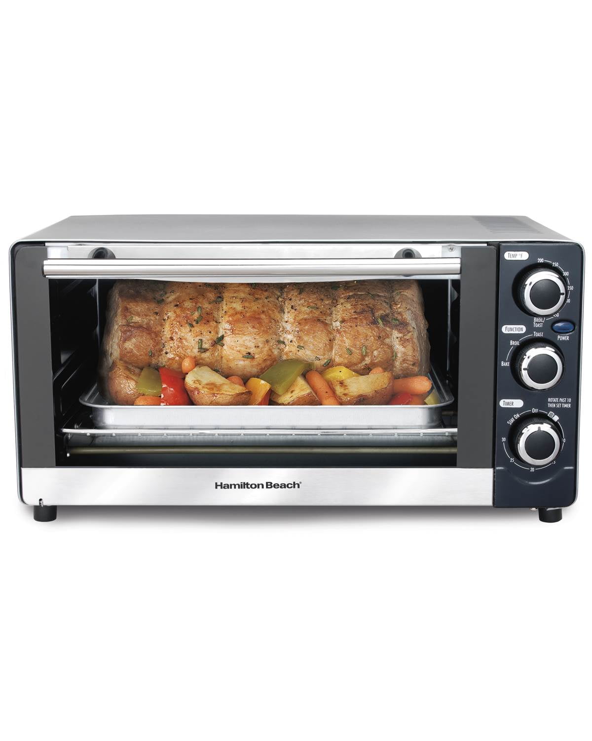 Hamilton Beach 6-Slice Countertop Toaster Oven with Easy Reach Roll-To —  Kitchen Clique