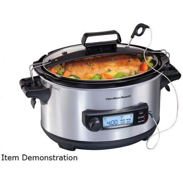 Hamilton Beach 33867 Advanced Temp Tracker Slow Cooker - Walmart ...