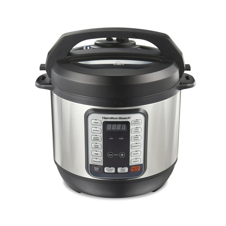 Hamilton Beach Quart 12-in-1 Pressure Cooker, Multi-Cooker, Slow