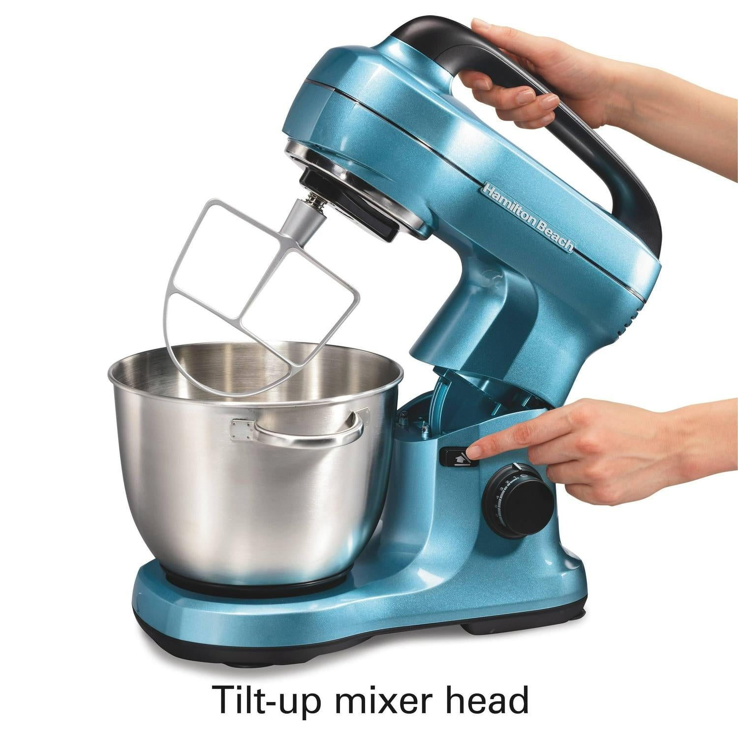 Hamilton Beach 4 Qt. 7Speed Tilt Head Stand Mixer Blue