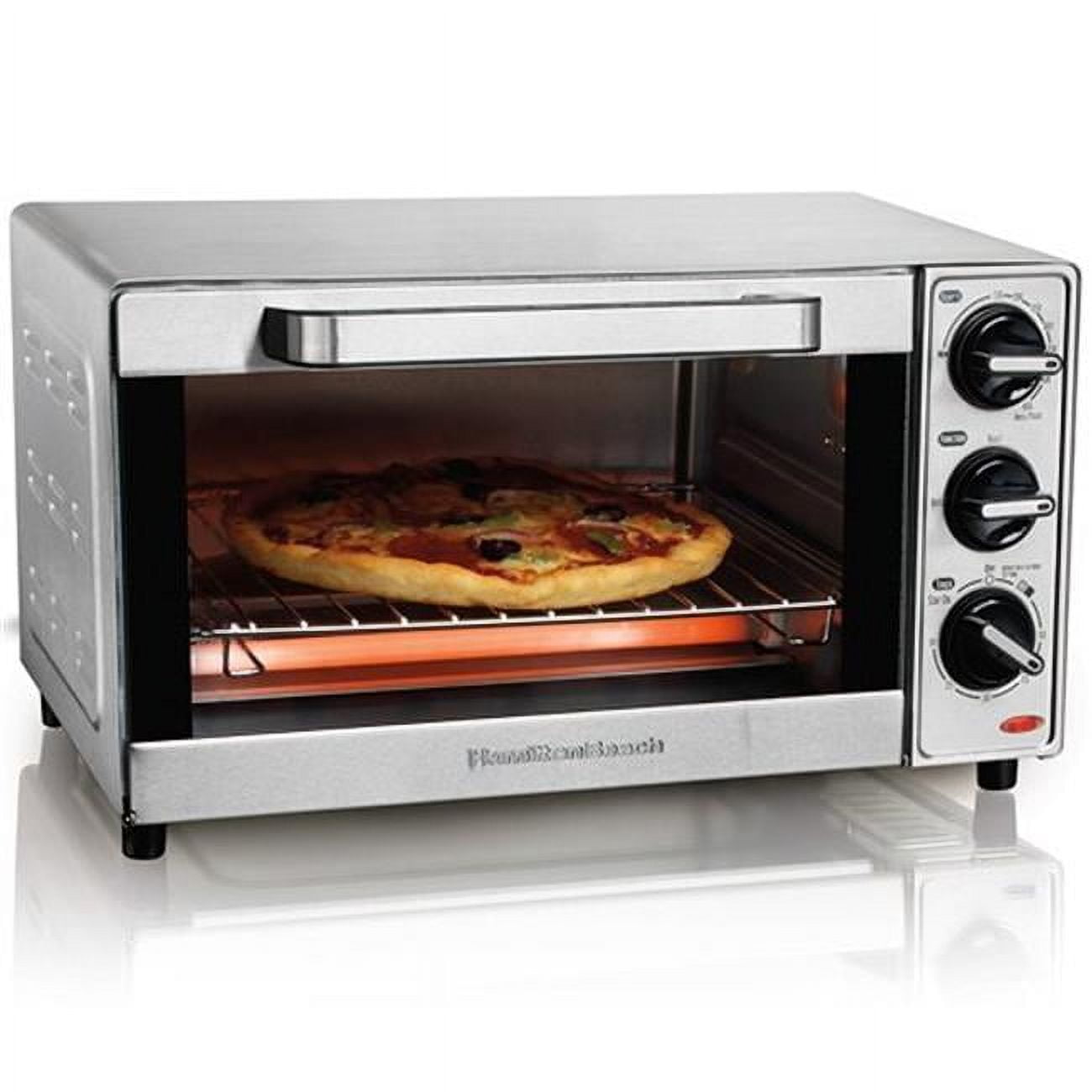 Hamilton Beach 4Slice Stainless Toaster Oven