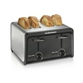 thumbnail interactive-video image 1 of Hamilton Beach 4-Slice Toaster, Wide Slots, Bagel Function, Toast Boost, & Crumb Tray, Stainless Steel, 1 of 11