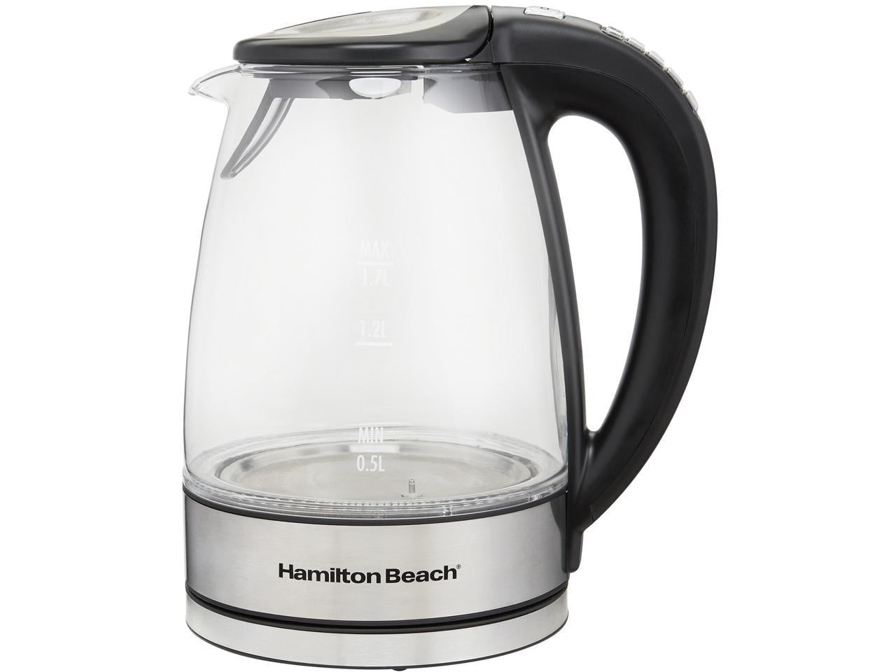 Hamilton Beach 40941R 1.7 Liter Variable Temperature Glass Kettle