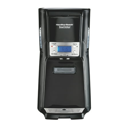 Hamilton Beach 48463 Black/Steel BrewStation Summit 12 Cup Coffeemaker