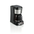 thumbnail image 1 of Hamilton Beach 5 Cup Compact Coffee Maker, Programmable, Glass Carafe, Model 46111, 1 of 11