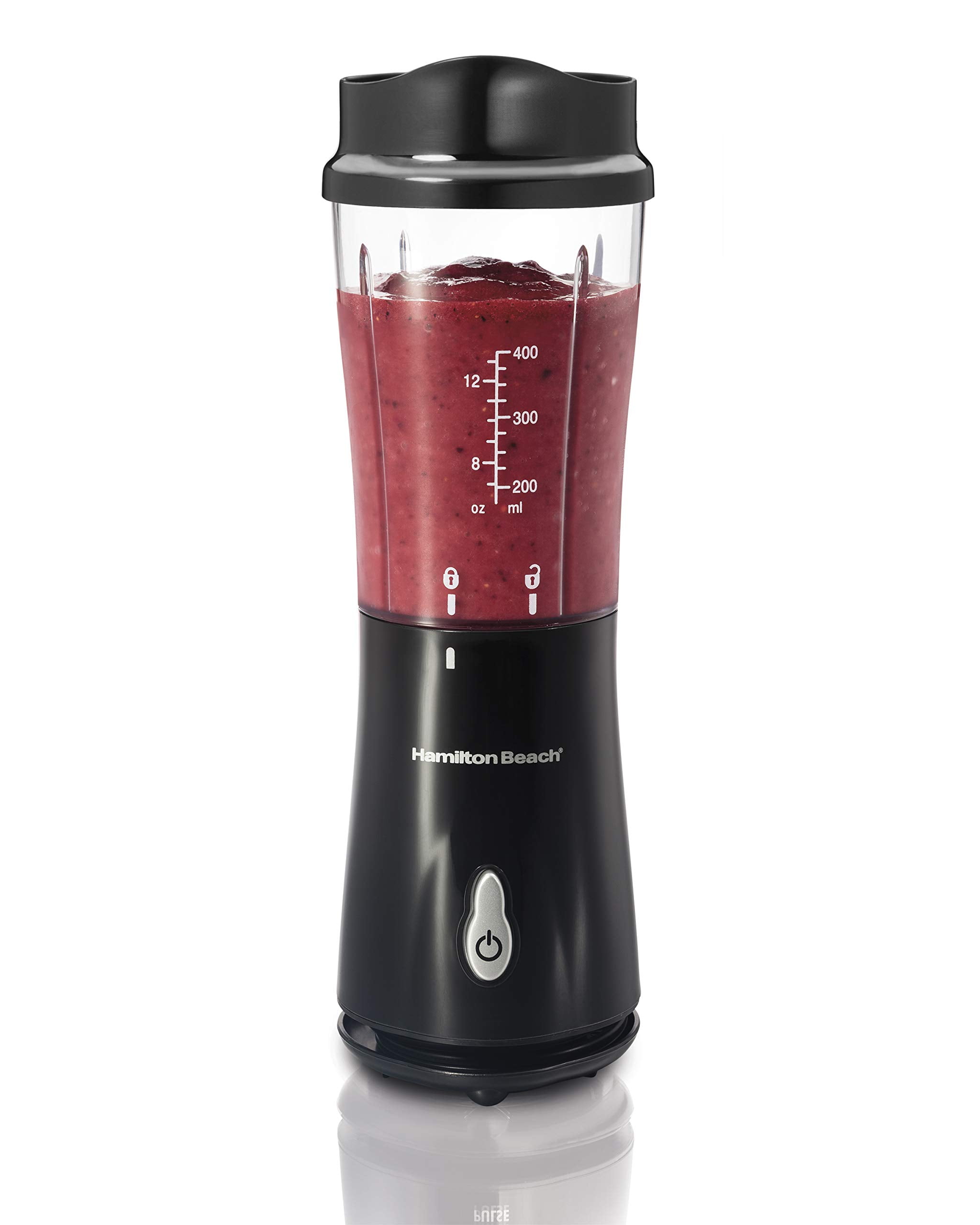 Hamilton Beach Black Cordless Single Serve Blender with 14-oz Cup