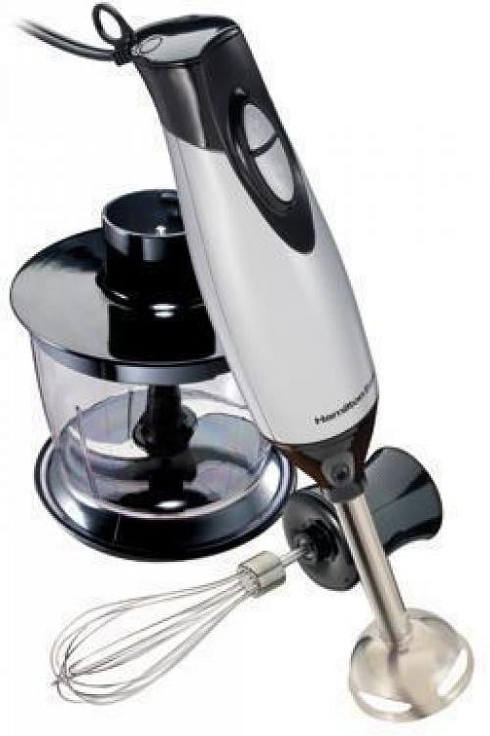 Hamilton Beach 59765 Silver 2 Speed Hand Blender with whisk and